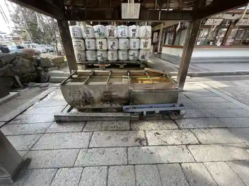 日牟禮八幡宮の手水舎