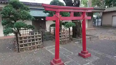 上染屋八幡神社の鳥居