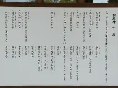 久居八幡宮（野邊野神社）(三重県)