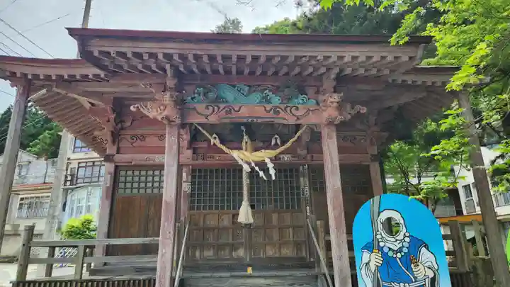 湯前神社の本殿・本堂