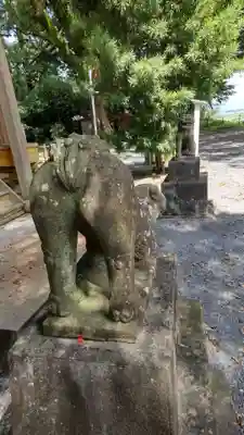 千栗八幡宮の狛犬