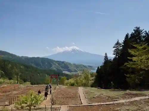 河口浅間神社の景色