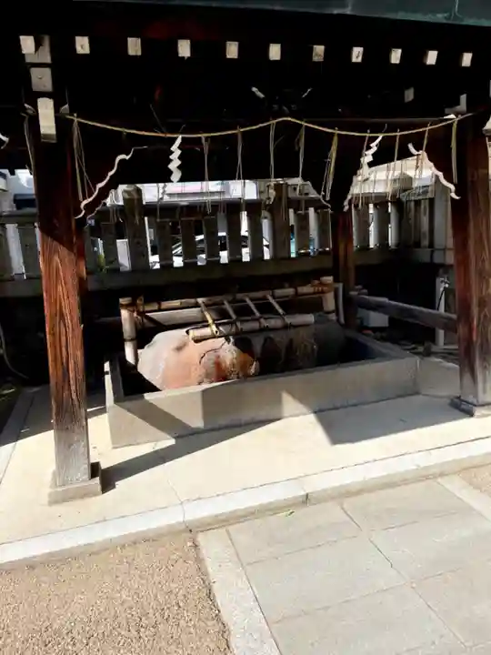 柳原蛭子神社(柳原えびす神社)の手水舎