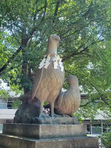 大谷場氷川神社の狛犬