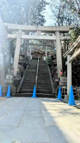 王子稲荷神社の鳥居
