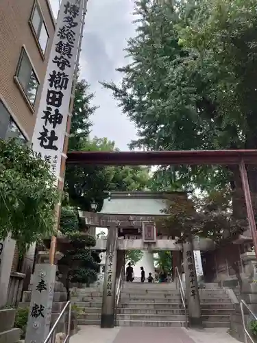 櫛田神社の鳥居