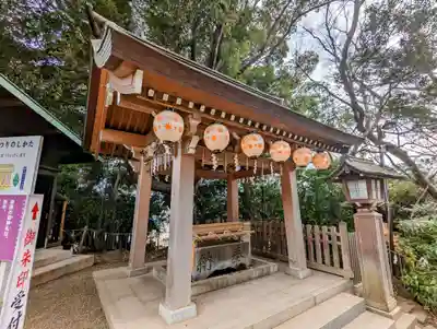 検見川神社の手水舎