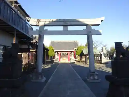 若雷神社の鳥居