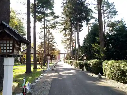 富良野神社の景色