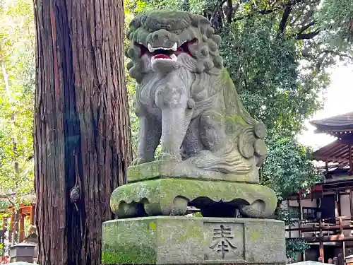 菅田天神社の狛犬