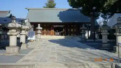 松陰神社の本殿・本堂