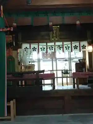 於保多神社の本殿・本堂