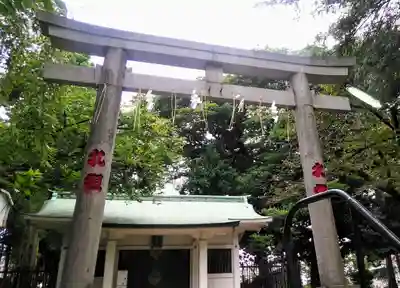 駒込富士神社の鳥居