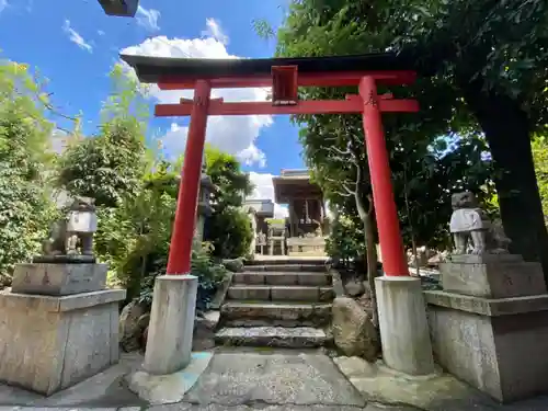 北向山不動院の鳥居