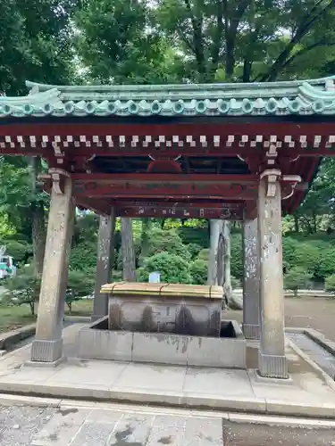 根津神社の手水