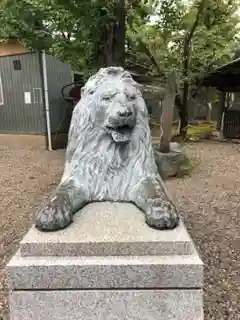 三囲神社の狛犬