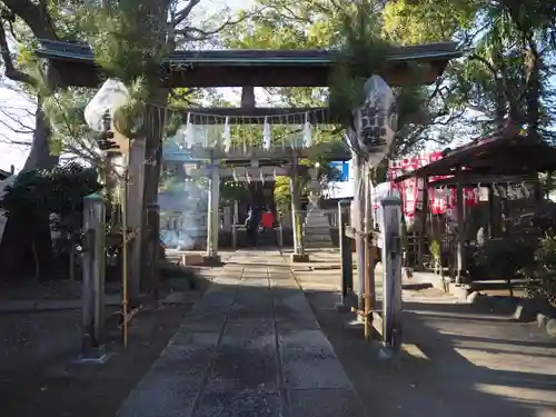 大川町氷川神社の鳥居