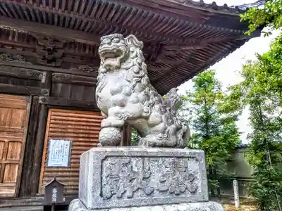 越野神社の狛犬
