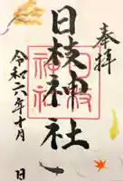 日枝神社の御朱印