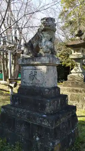 廣瀬神社の狛犬