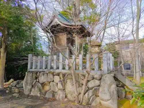 八幡社（四会）の本殿・本堂