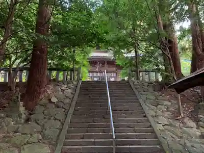 萩日吉神社の山門・神門
