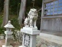 大湫神明神社の狛犬