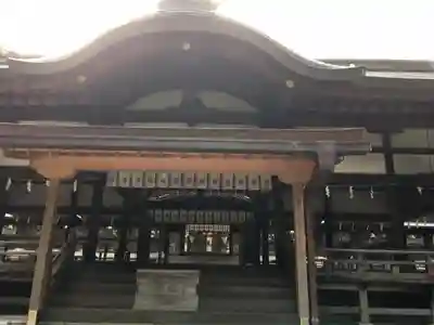 往馬坐伊古麻都比古神社の本殿・本堂