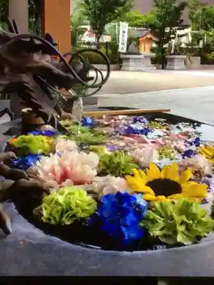 駒込妙義神社の手水舎