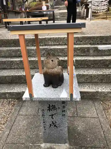 白國神社の狛犬