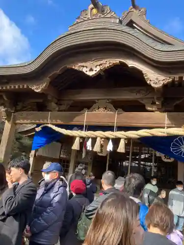 高津柿本神社の本殿