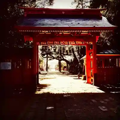 息栖神社の山門・神門