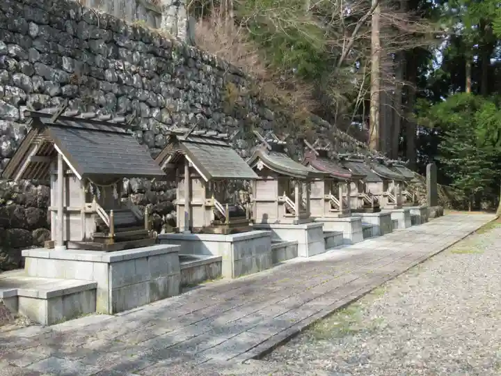 秋葉山本宮 秋葉神社 上社の末社・摂社