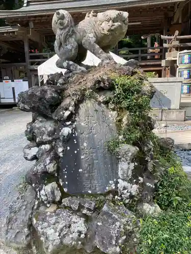 筑波山神社の狛犬