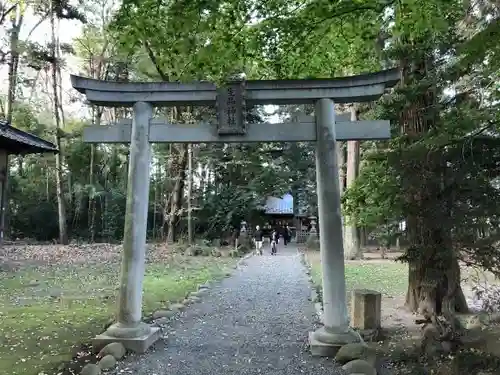 生品神社の鳥居