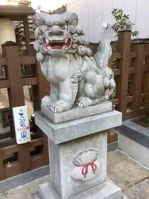 袋町お聖天　福生院の狛犬