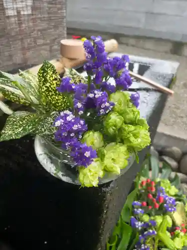 上尾御嶽神社の手水