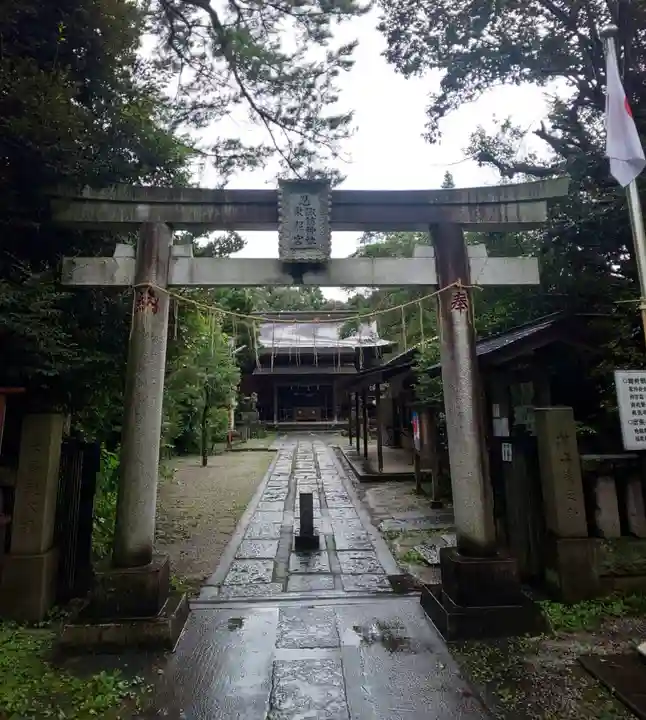 忍 諏訪神社・東照宮 の鳥居