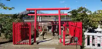 諏訪野八幡神社の鳥居