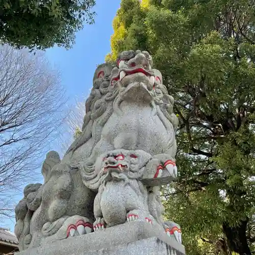 白山神社の狛犬