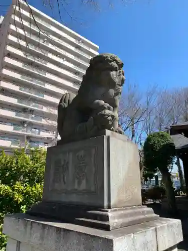 厚木神社の狛犬