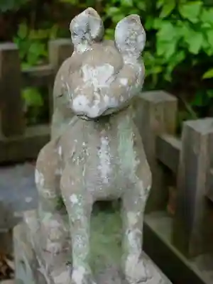 松江城山稲荷神社の狛犬