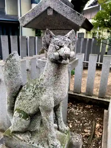 布忍神社の狛犬