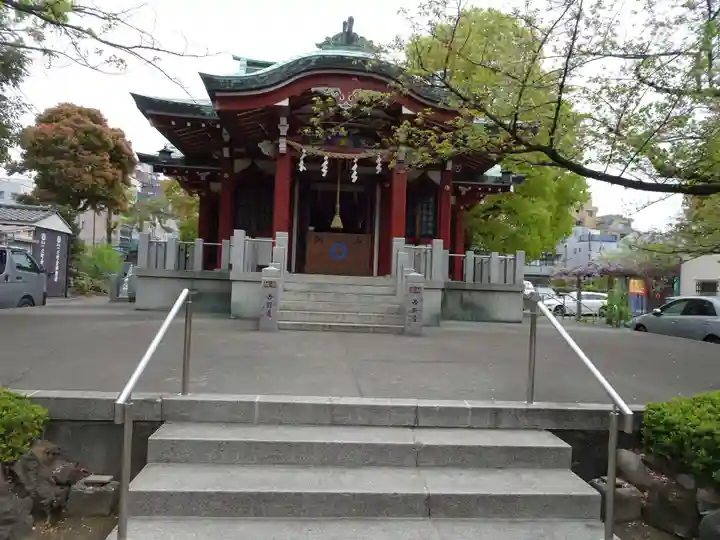 木場 洲﨑神社の本殿・本堂