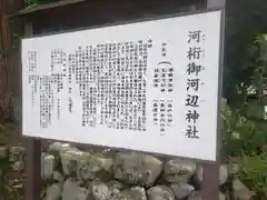 河桁御河辺神社の歴史