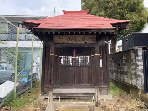 神明神社の本殿・本堂