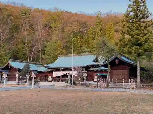 山梨縣護國神社の本殿