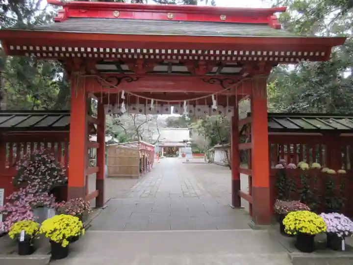 息栖神社の山門・神門