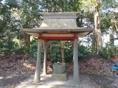 蚕霊神社の手水舎