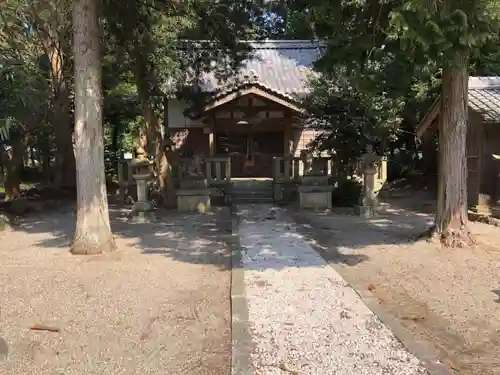 川田神社の本殿・本堂